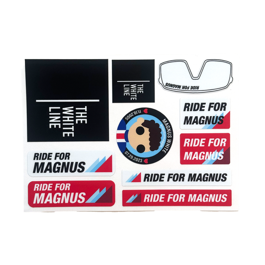 Ride For Magnus Sticker Sheet